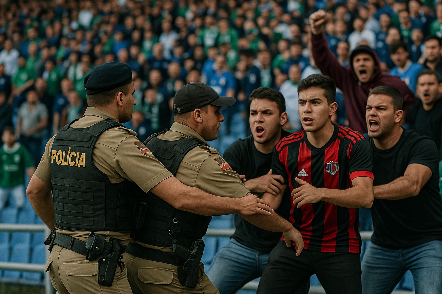 Brigou no estádio? Proposta quer punição direta pro torcedor em SC
