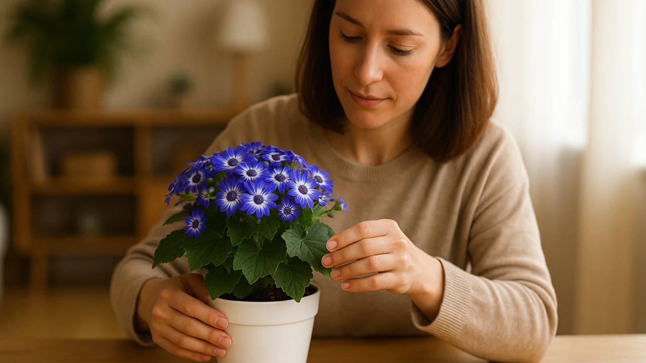5 passos para cultivar a cinerária com flores azuis e lilases perfeitas na sombra