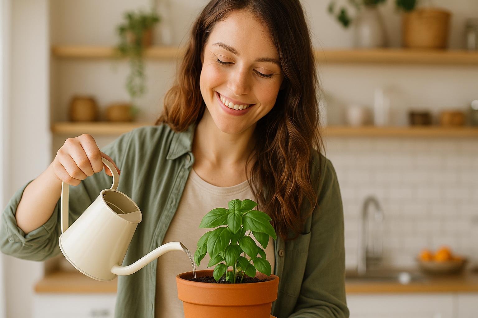 Aprenda a usar manjericão em vasos para afastar energias negativas