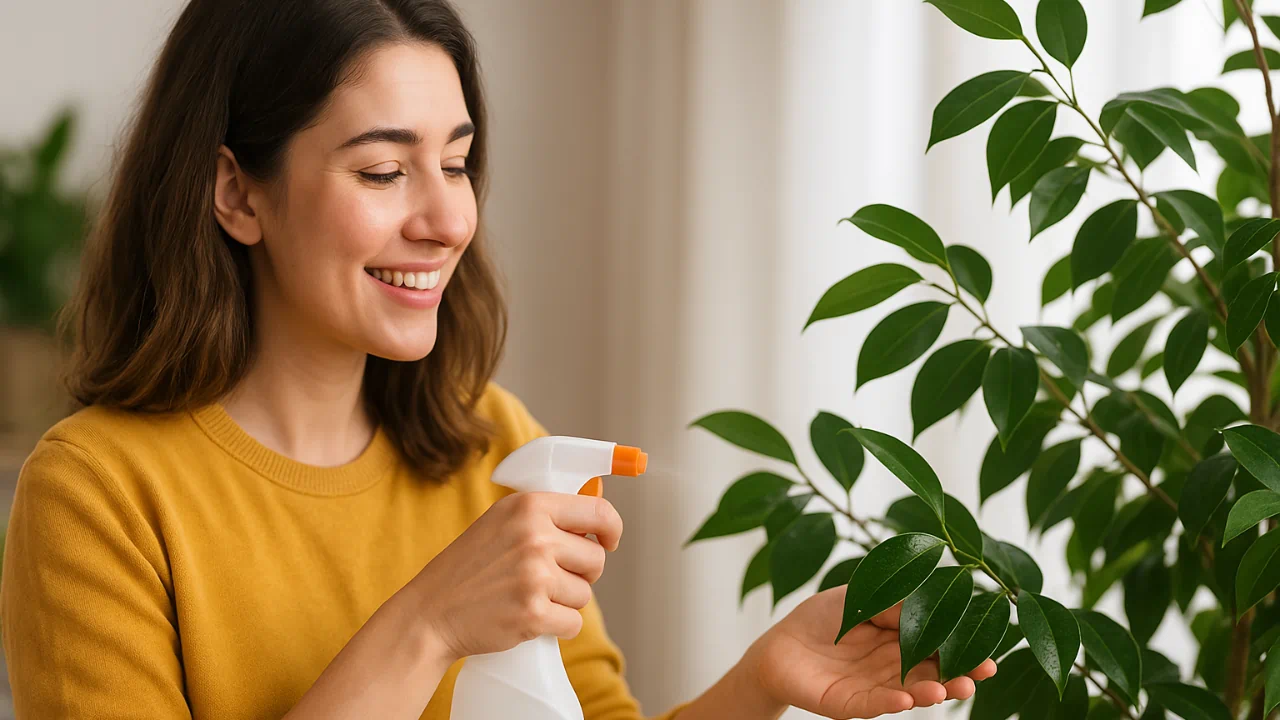 Essa mistura caseira afasta pulgões e deixa as folhas brilhando