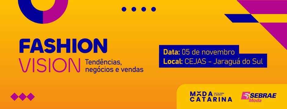 Referências da moda nacional se reúnem em evento na próxima semana em Jaraguá