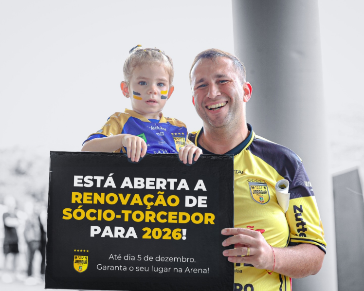Últimos dias para renovar o plano de sócio torcedor do Jaraguá Futsal para 2026; veja opções e valores