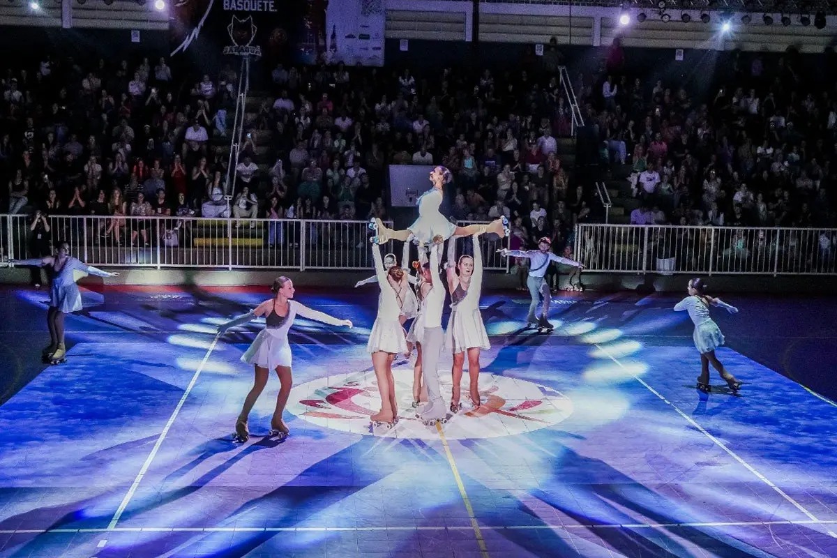 Ginásio Arthur Müller vai virar teatro de patinação com música ao vivo em Jaraguá; ingressos disponíveis!