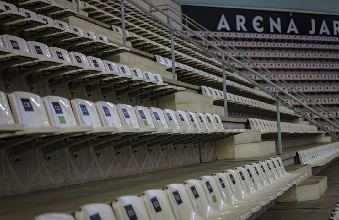 Jaraguá Futsal x JEC: Arena terá arquibancada extra para o clássico deste domingo (9); ingressos ainda disponíveis