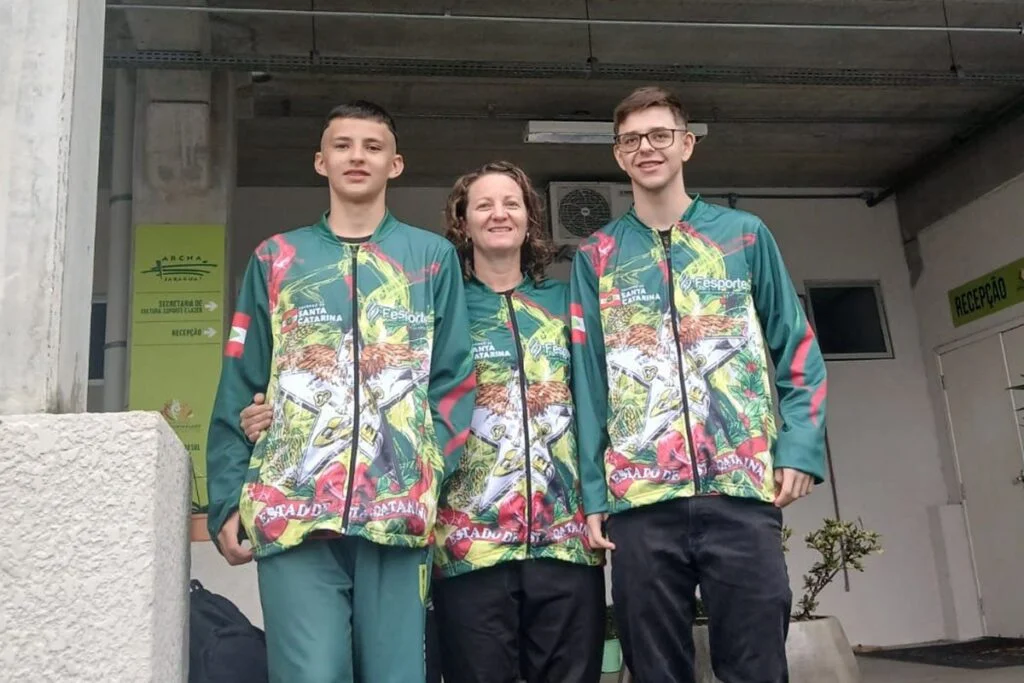 Dupla jaraguaense faz sua estreia nas Paralimpíadas Escolares Brasileiras em São Paulo