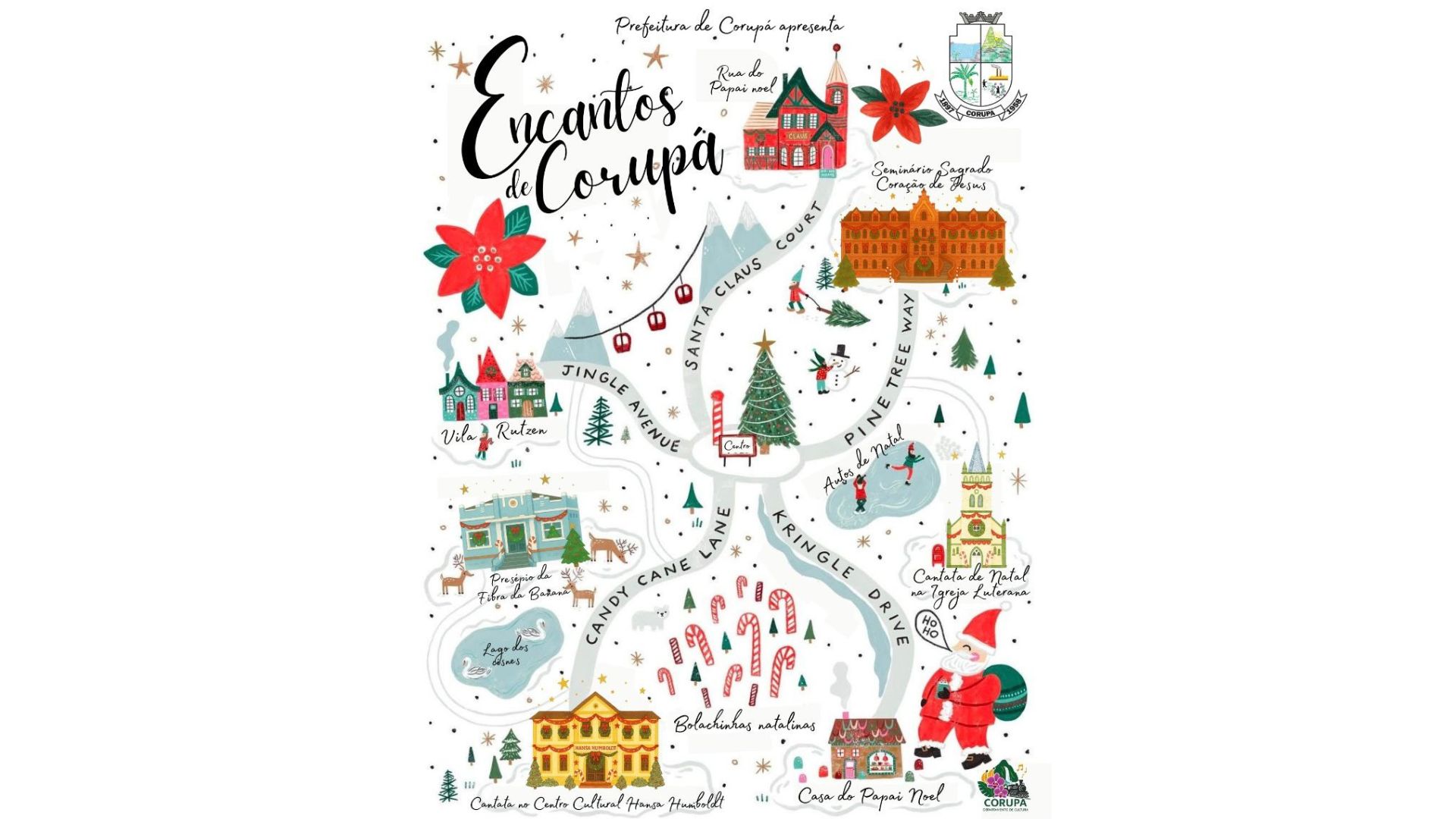 Corupá Abre Inscrições para Adoção de Árvores no Natal Encantos 2025