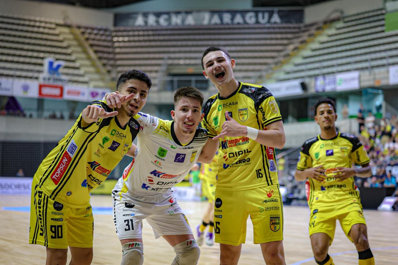 Jaraguá Futsal derrota o Joinville por 5 a 2 na ida da final da LNF Sub-20