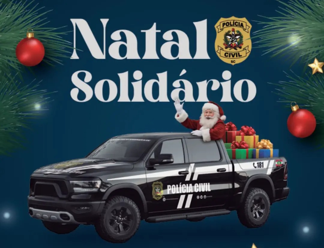Natal Solidário da Polícia Civil arrecada brinquedos em Jaraguá do Sul
