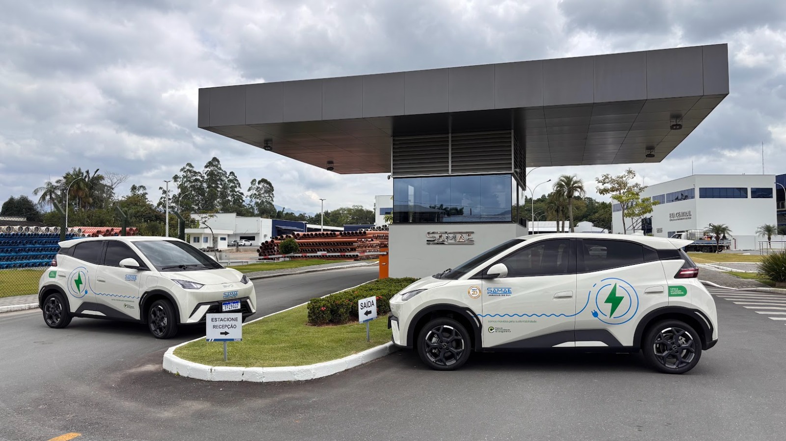 Com economia e inovação, Samae de Jaraguá do Sul adquire veículos 100% elétricos