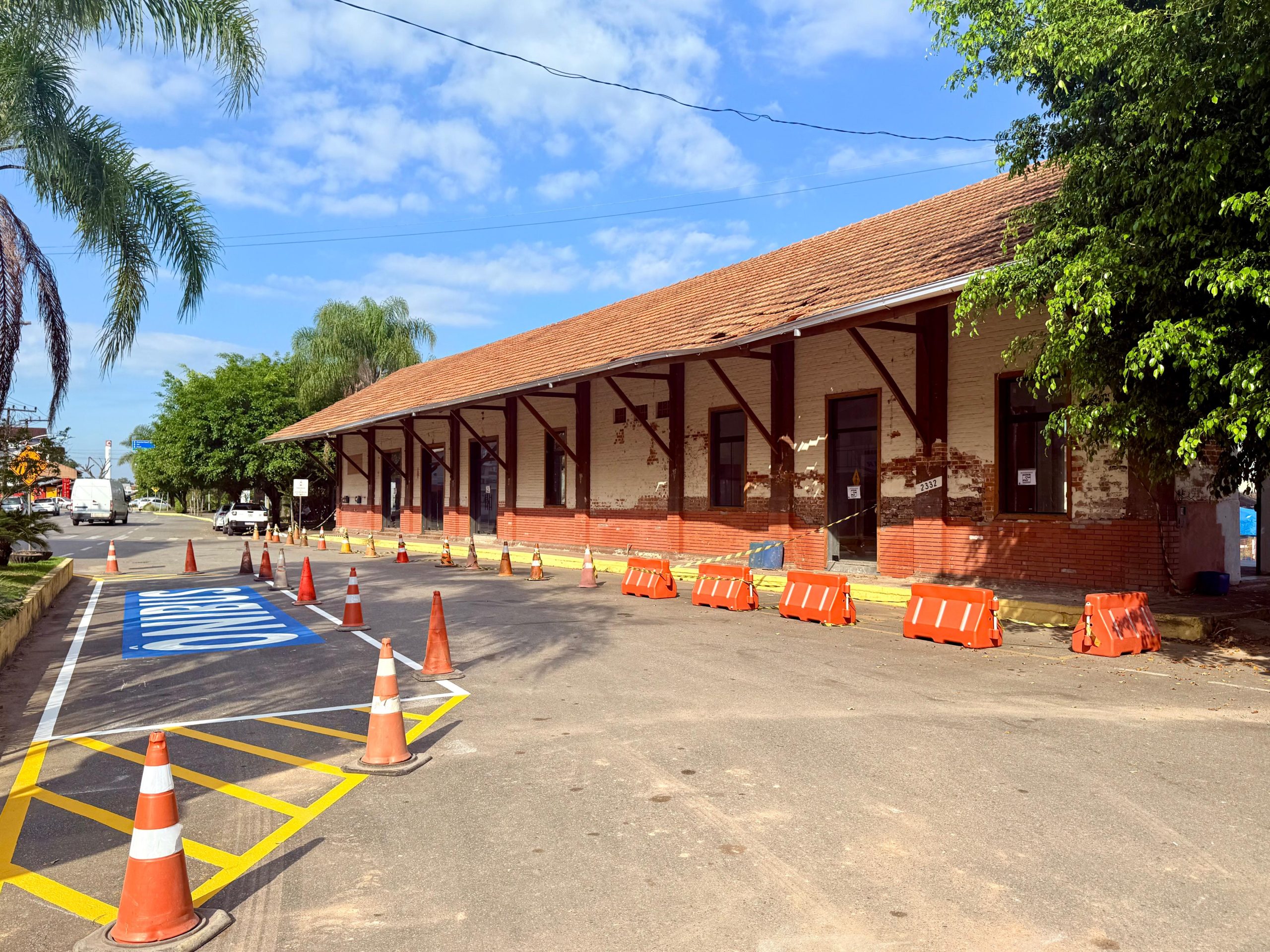 Reforma no telhado da Estação Ferroviária em Guaramirim começa esta semana