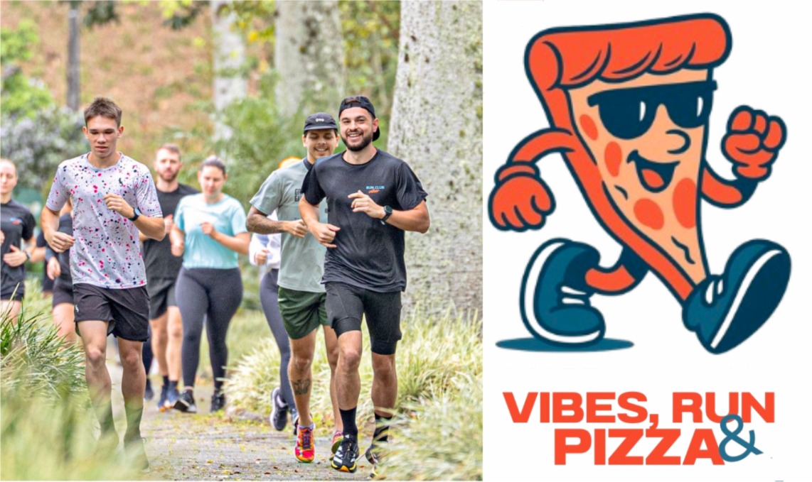 Vibes Run Club prepara corrida com pizza, bebida e DJ em Jaraguá do Sul
