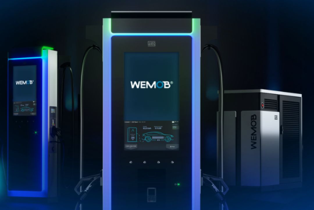 Tecnologia WEG: gigante de Jaraguá do Sul leva carregadores ultrarrápidos ao Salão do Automóvel