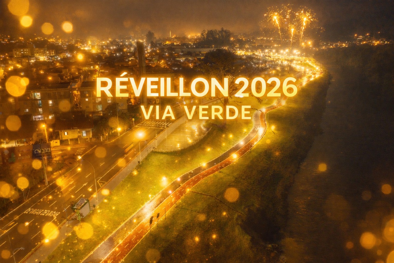 Réveillon 2026: bares da Via Verde preparam festa com brilho, música e espetáculo de fogos em Jaraguá do Sul