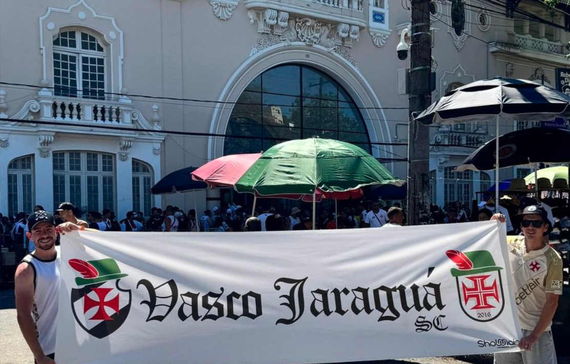 Jaraguaenses viajam 1.000 km para ver o Vasco na final da Copa do Brasil