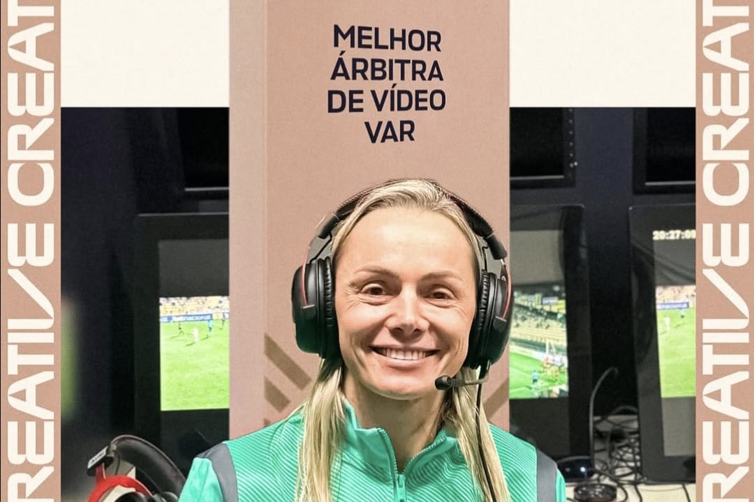 Árbitra jaraguaense é eleita a melhor VAR do Brasileirão Feminino 2025