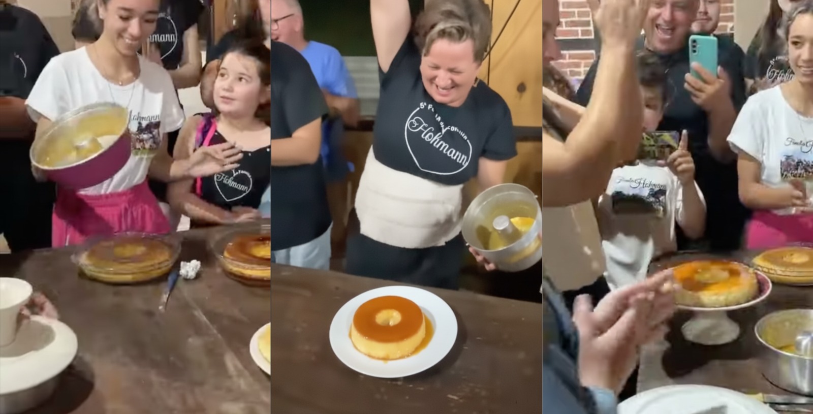 Família de Jaraguá cria “MasterChef do pudim” e vídeo viraliza nas redes