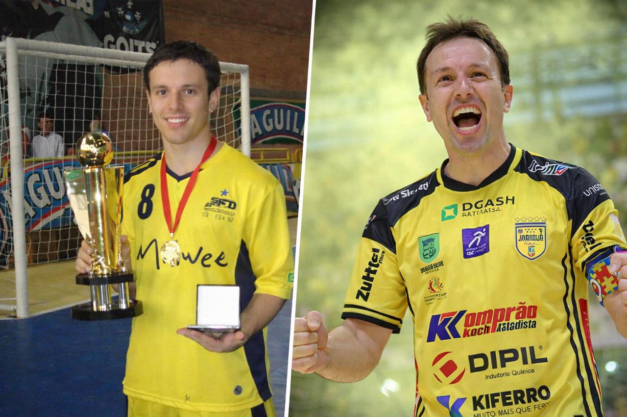 Jaraguá Futsal segura lenda com dezenas de títulos e presenteia torcida neste fim de ano