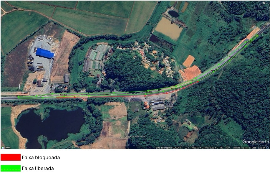 Atenção, motoristas: trânsito será alterado em trecho da BR-280 em Guaramirim