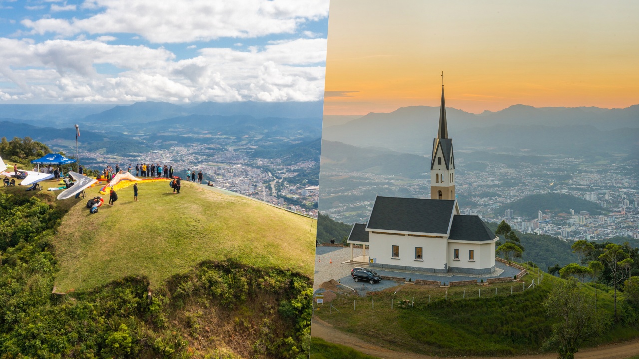 Mirantes em Jaraguá do Sul: 5 lugares calmos e com visual incrível para desacelerar