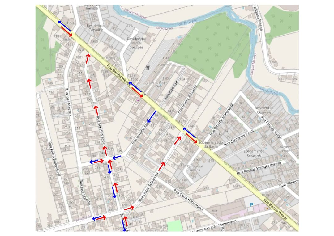 Nova rotatória no bairro Jaraguá 99 vai causar alterações no trânsito; confira