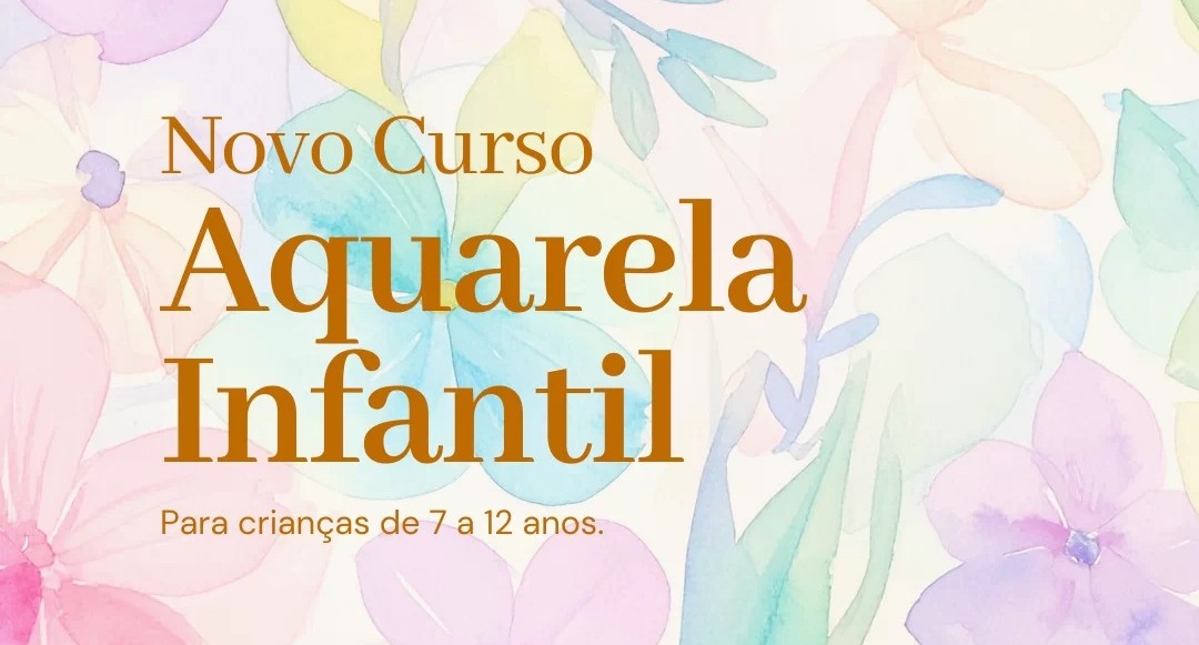 Seu filho ama desenhar? SCAR lança curso anual de aquarela infantil; veja!