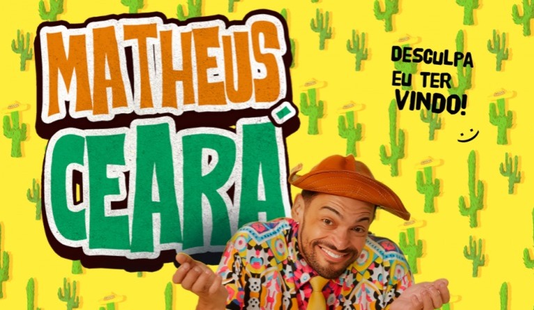 Matheus Ceará traz novo show a Jaraguá e promete noite de gargalhadas; veja!