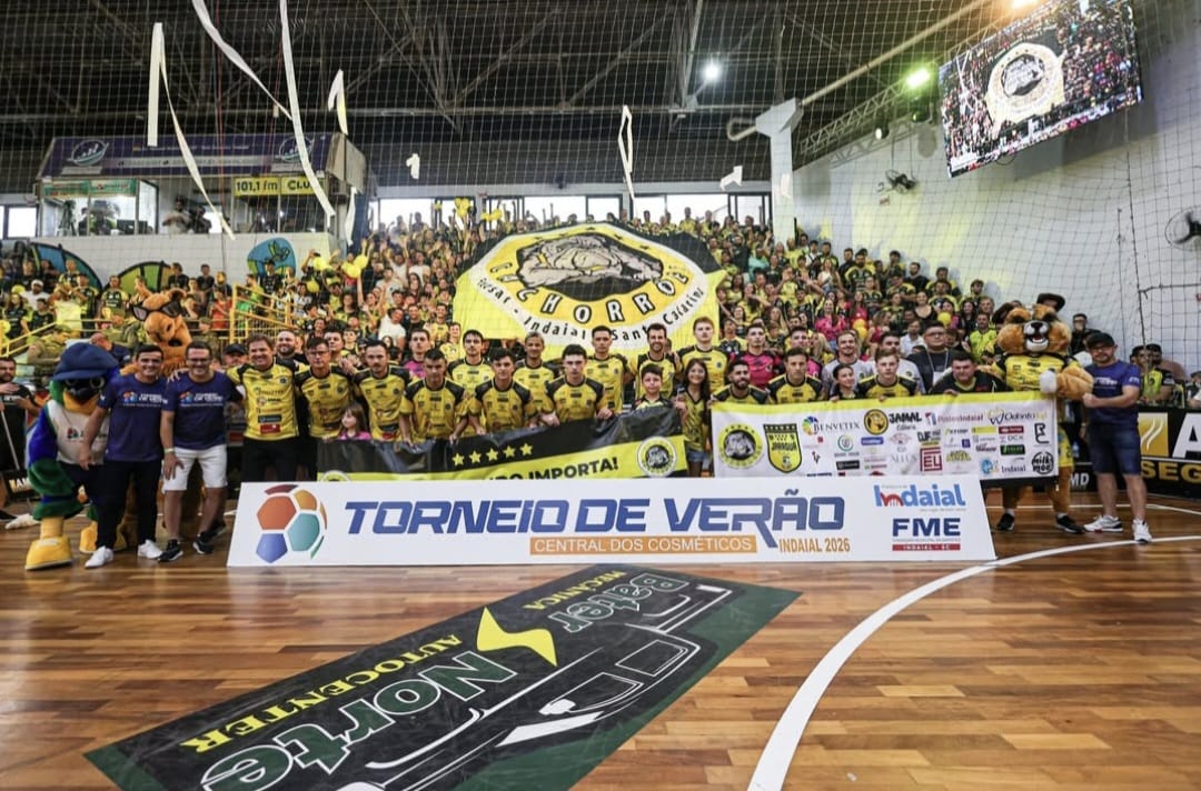 Cachorrões/Jaraguá Futsal perde final para o Timbó e fica com o vice no Torneio de Verão de Indaial