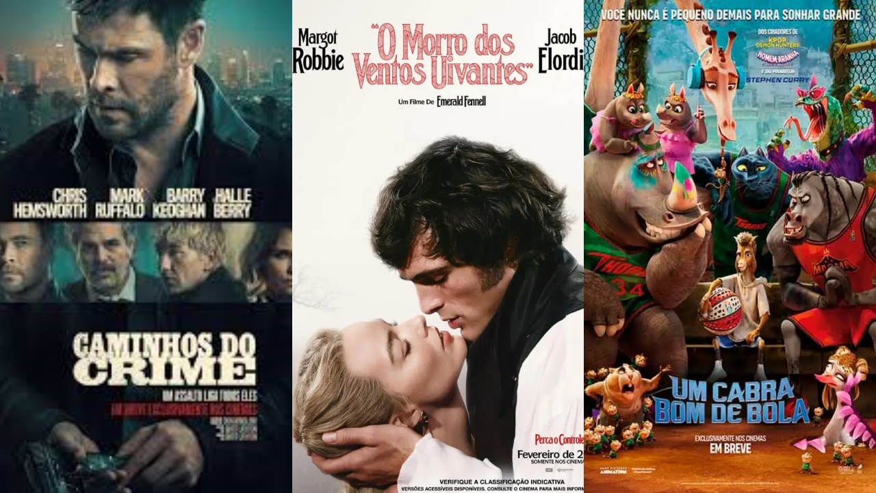 “O Morro dos Ventos Uivantes” e mais! Filmes em cartaz nesta semana no cinema em Jaraguá – 12 a 18 de fevereiro