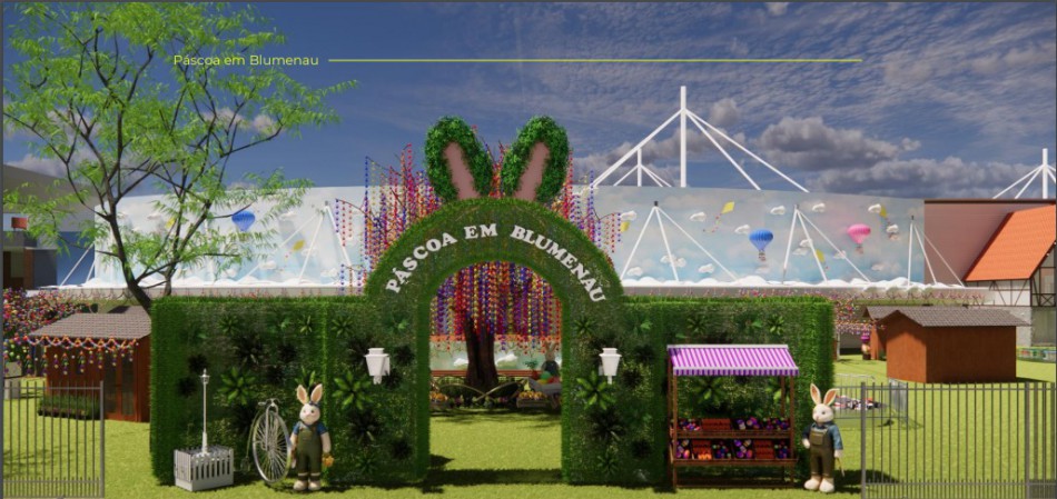FOTOS: Blumenau terá parque temático para celebrar a Páscoa na Vila Germânica
