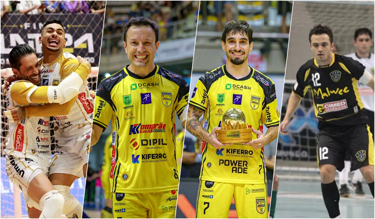Entre ídolos e novos craques, pedimos para o ChatGPT montar o time ideal da história do Jaraguá Futsal