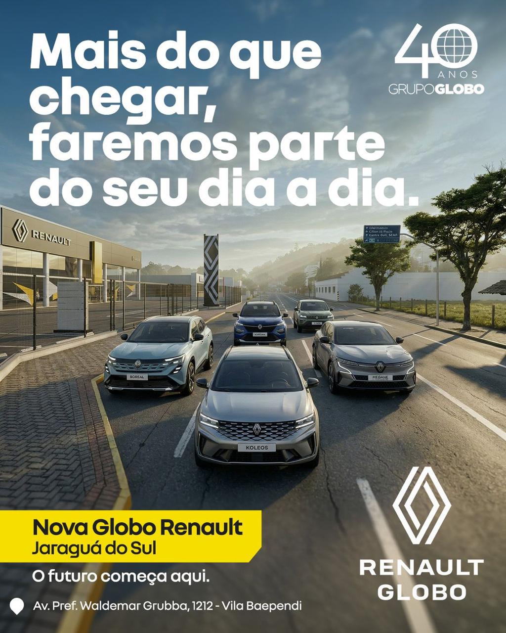 Com 40 anos e 29 unidades, Grupo Globo amplia atuação e escolhe Jaraguá do Sul como polo estratégico