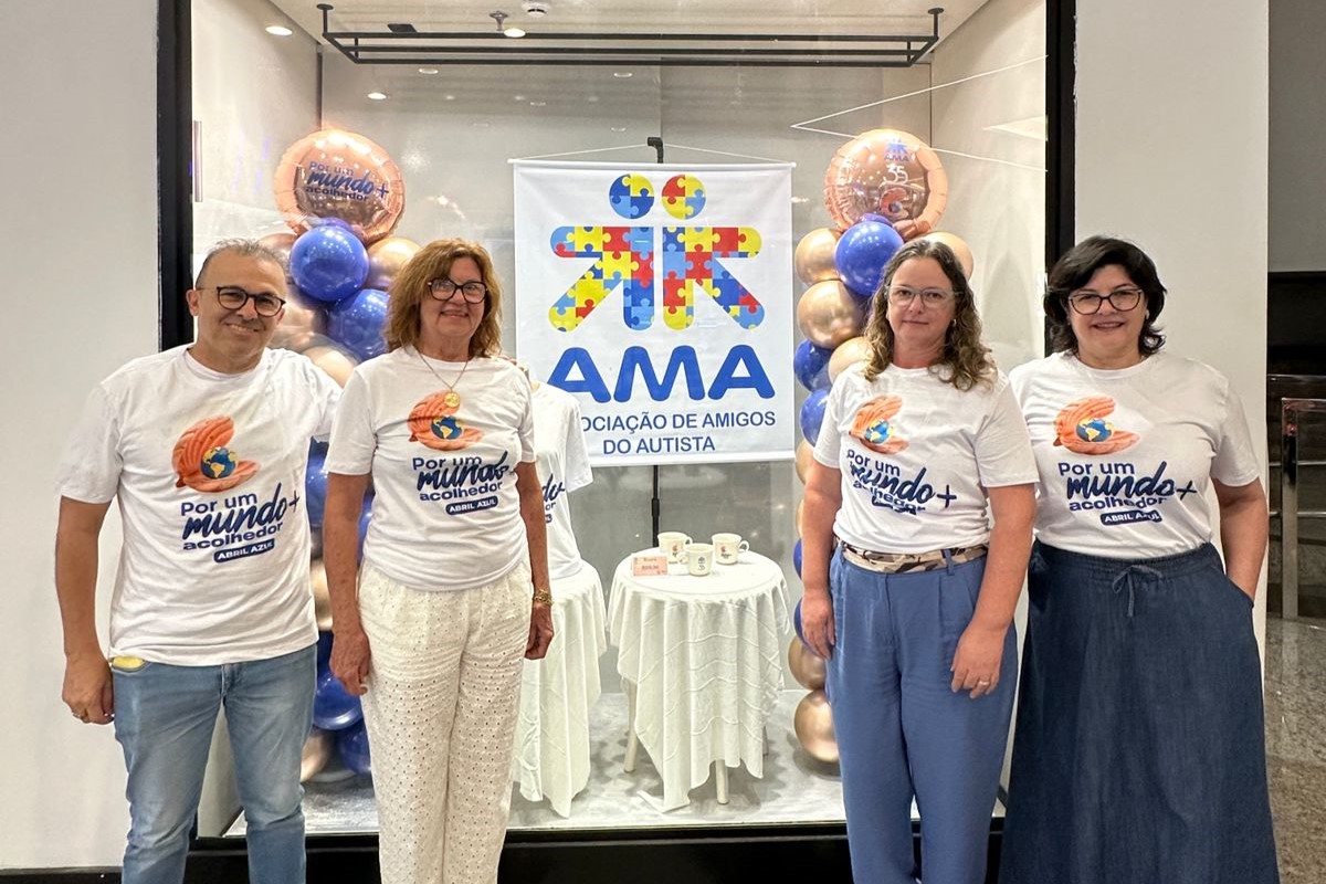 AMA abre loja no shopping de Jaraguá e lança programação especial do Abril Azul; veja como ajudar
