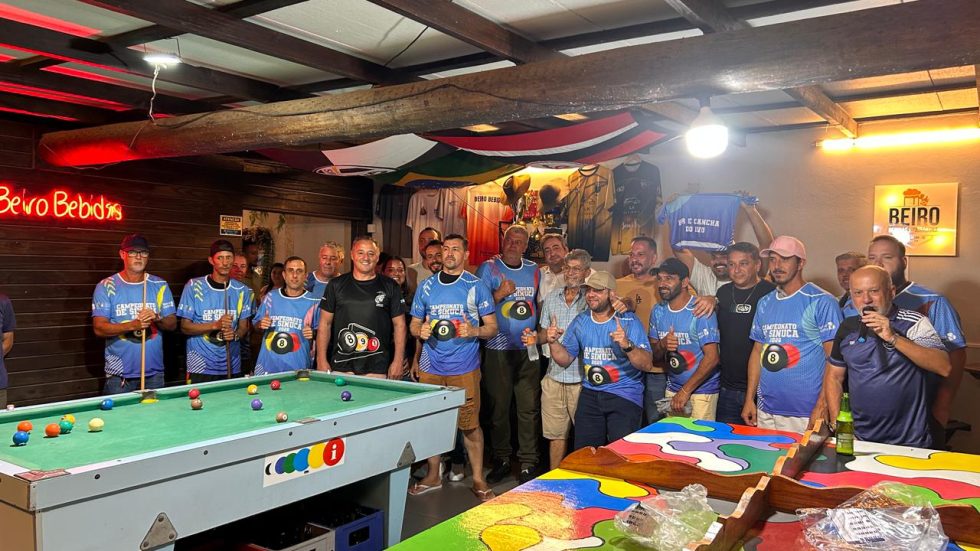 Campeonato de Sinuca em Barra Velha começa com recorde de participantes