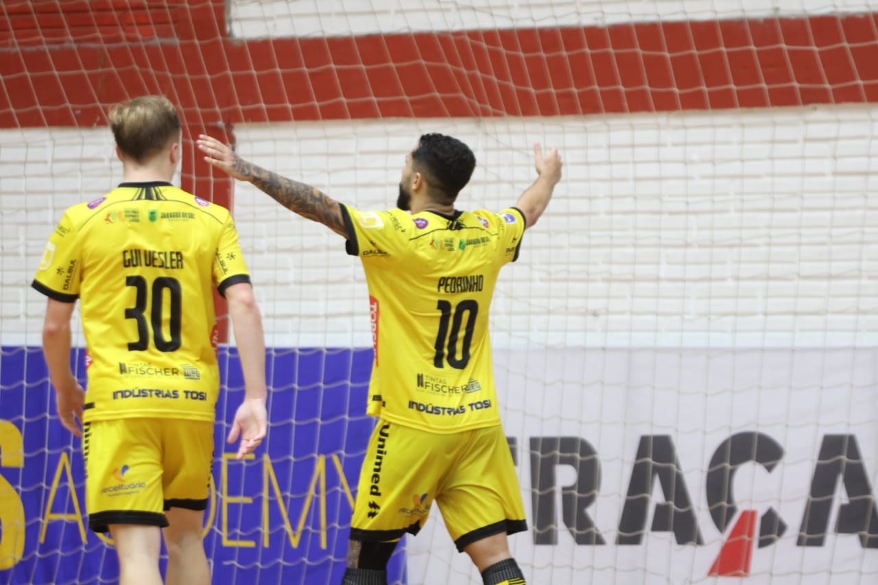 Classificado! Jaraguá Futsal empata em Erechim (RS) e avança na Copa do Brasil; veja os gols