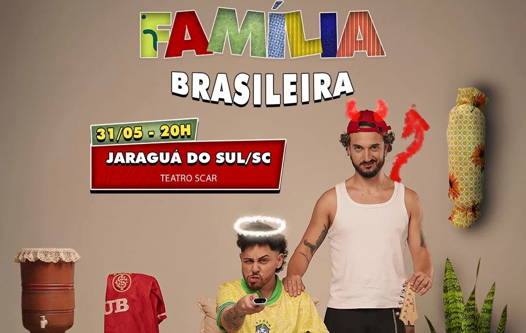 Gio Lisboa traz novo espetáculo para Jaraguá que mistura humor, música e nostalgia da TV; veja!