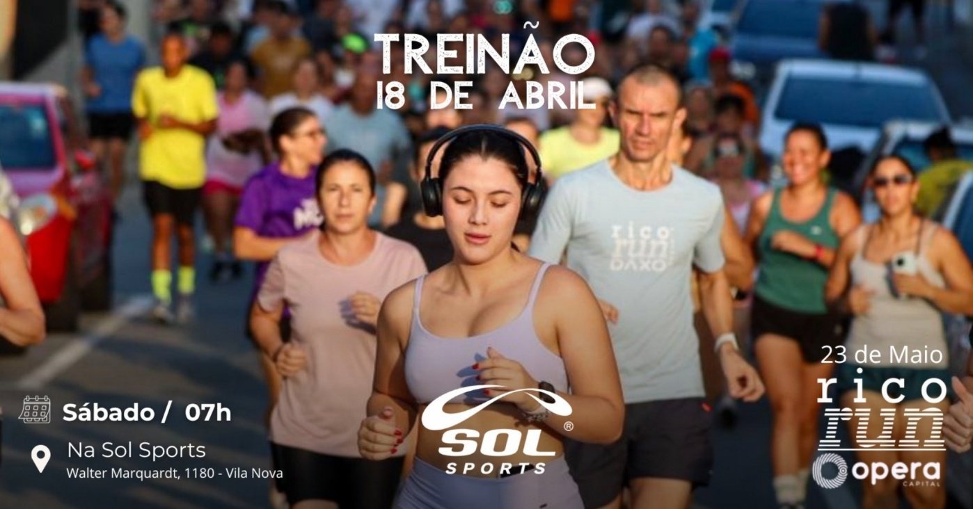 Trinão Sol em Jaraguá promete movimentar manhã com corrida por uma causa; saiba mais!