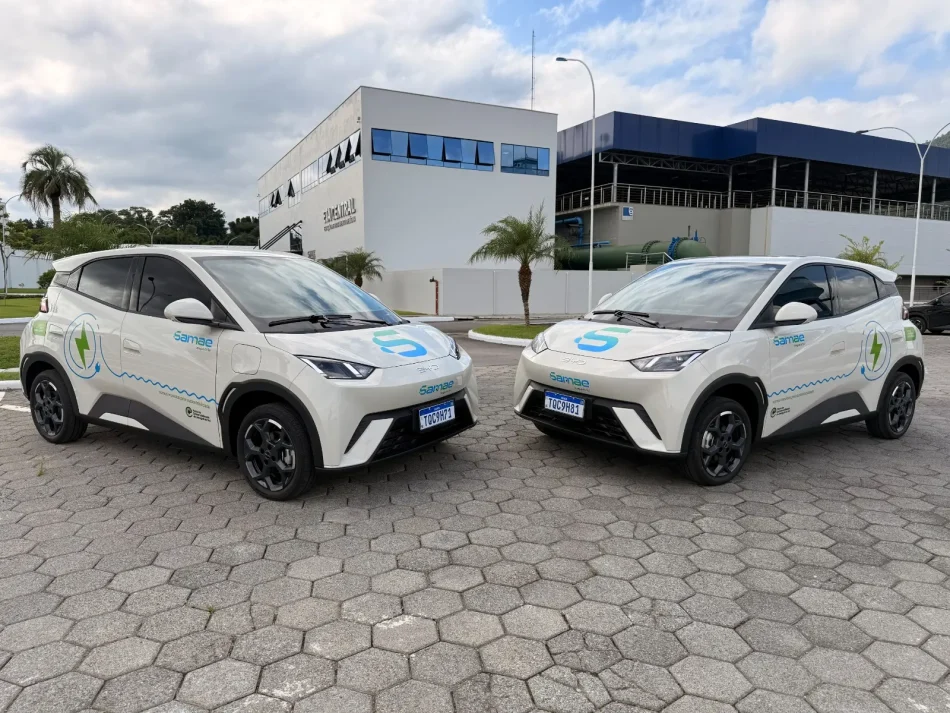 Frota renovada: Samae aposta em carros elétricos para modernizar serviços