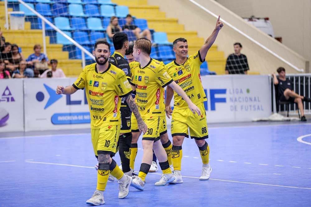Jaraguá Futsal terá dois jogos seguidos na Arena e ingressos já estão à venda; veja como comprar