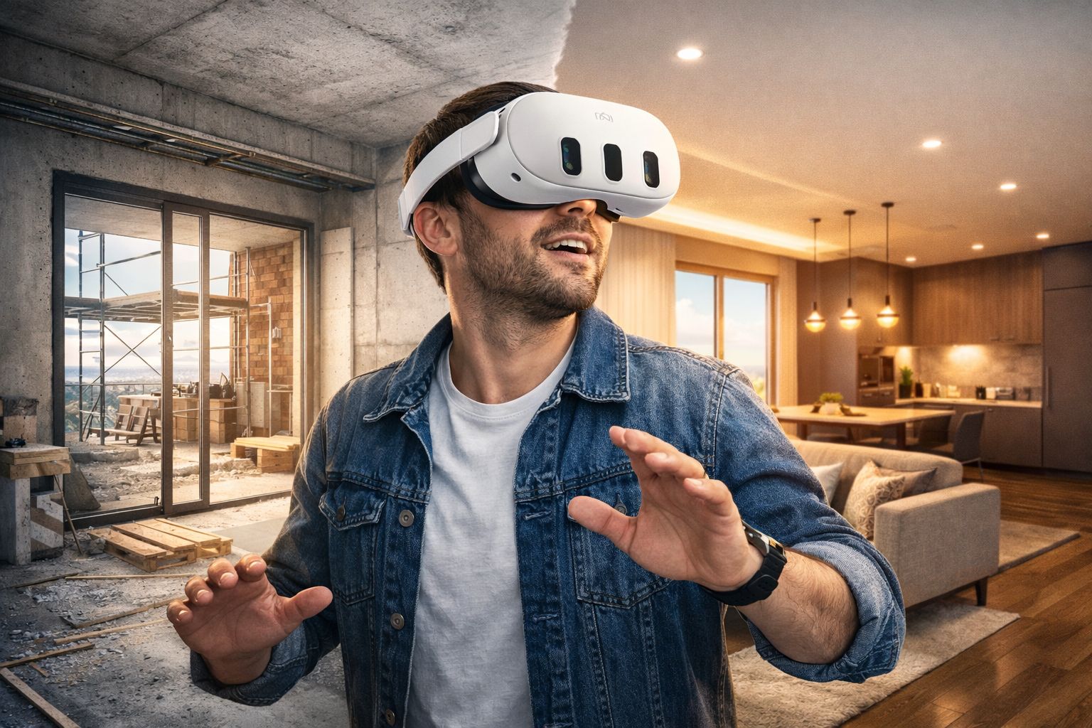 Imobiliária de Jaraguá usa realidade virtual e permite que clientes “entrem” no imóvel antes mesmo da obra começar