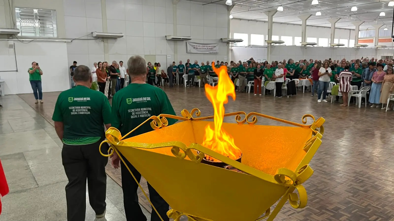 Jogos da Terceira Idade começam em Jaraguá do Sul com 580 competidores de 36 grupos