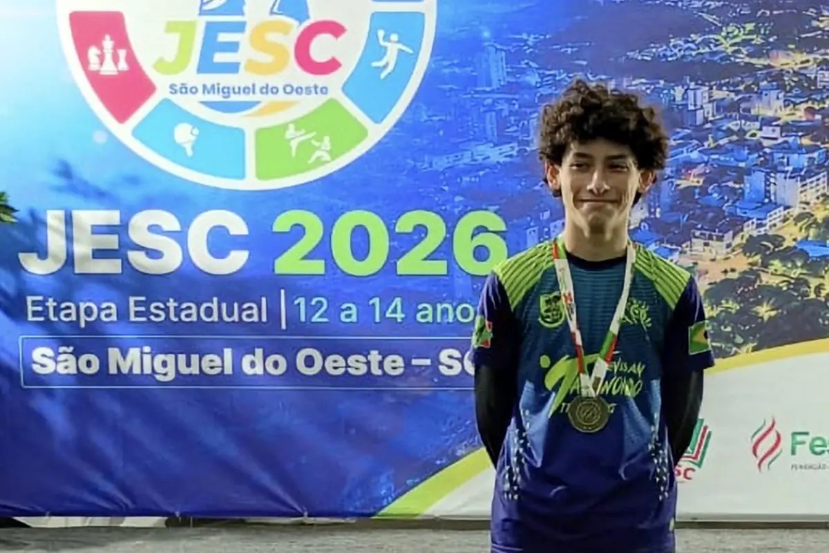 Jaraguá do Sul terá representante nos Jogos Escolares Brasileiros após título no Jesc de Taekwondo
