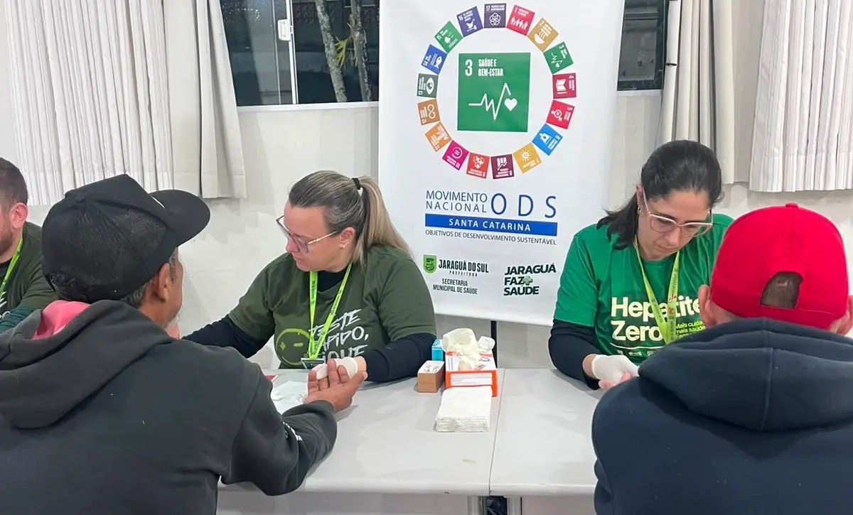 Jaraguá do Sul leva testes de HIV, sífilis e hepatites para pessoas em situação de vulnerabilidade social