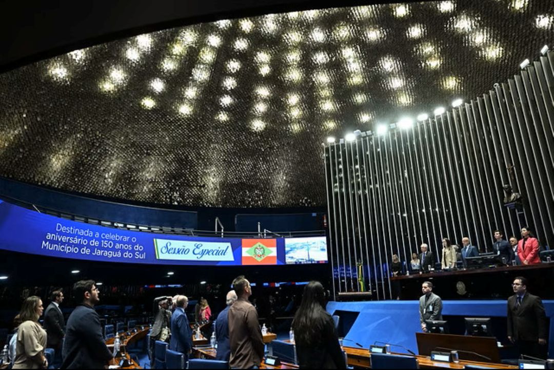 Sessão especial no Senado celebra os 150 anos de Jaraguá do Sul e reúne lideranças políticas em Brasília