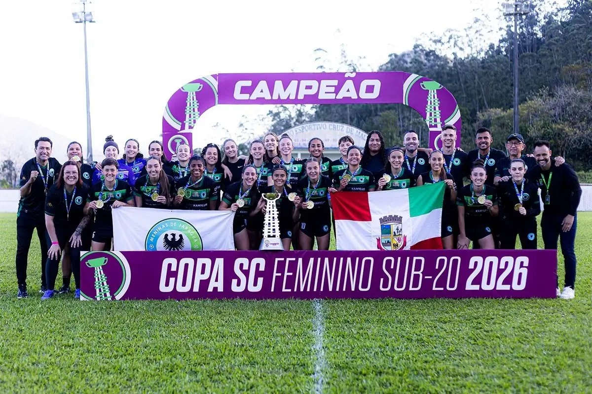 Jaraguá do Sul conquista título inédito na Copa SC Feminina Sub-20 após virada emocionante contra o Criciúma