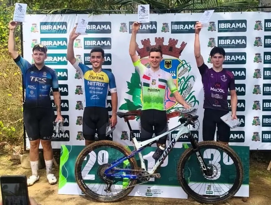 Jaraguá do Sul tem campeão e vice no Estadual de Mountain Bike após etapa disputada em Ibirama