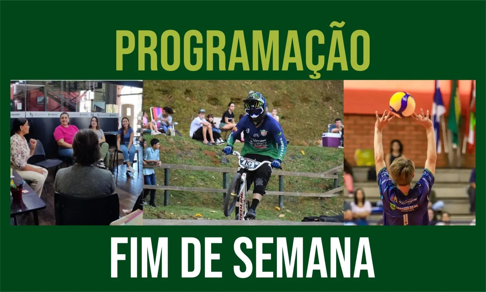Jaraguá do Sul tem fim de semana com final de futebol feminino, bicicross, vacinação e eventos gratuitos