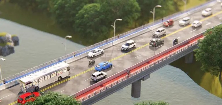 Jaraguá do Sul começa obra de ponte que vai ligar cidade a Schroeder; estrutura terá 140 metros e investimento de R$ 13 milhões