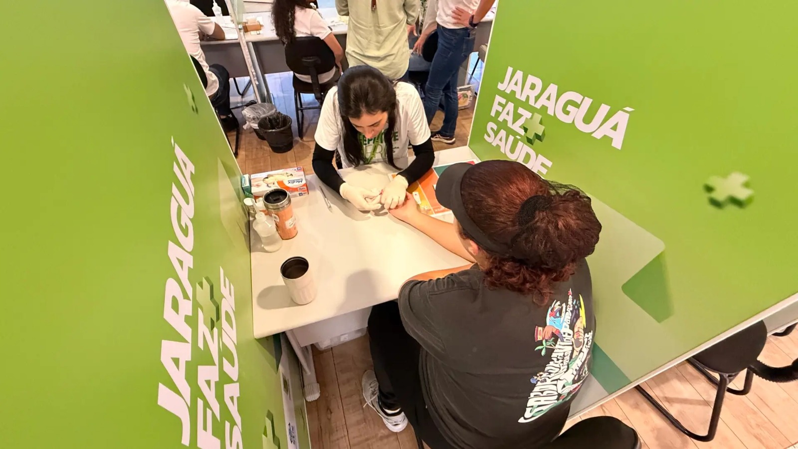 Jaraguá do Sul faz 588 testes rápidos no primeiro dia de ação contra hepatites no Partage