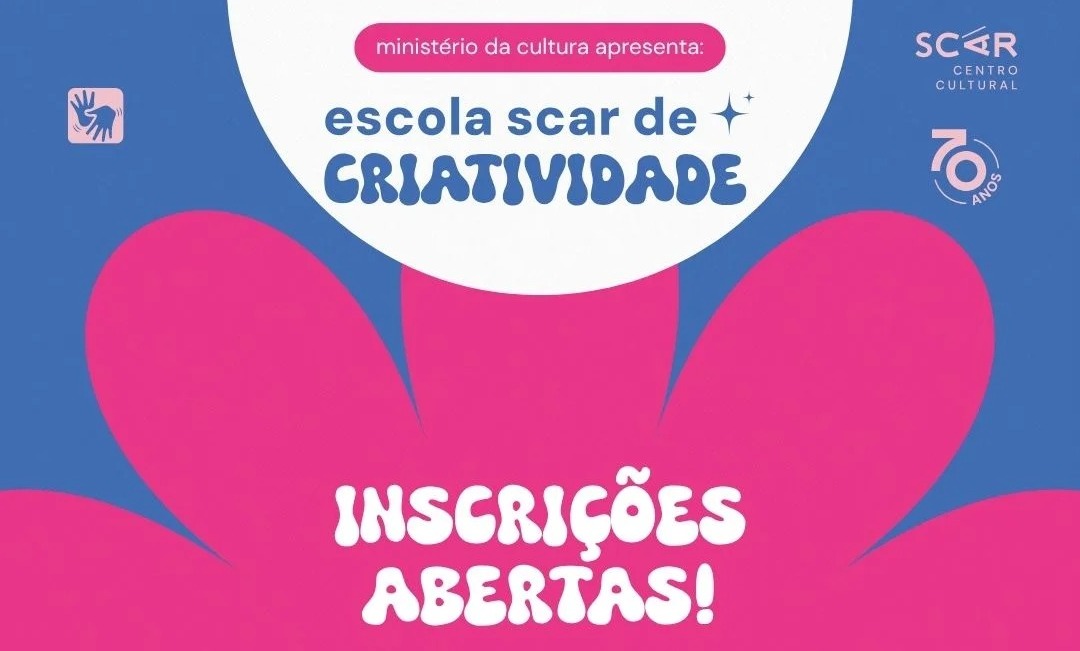 Escola SCAR de Criatividade abre inscrições gratuitas em Jaraguá do Sul para jovens de 10 a 18 anos