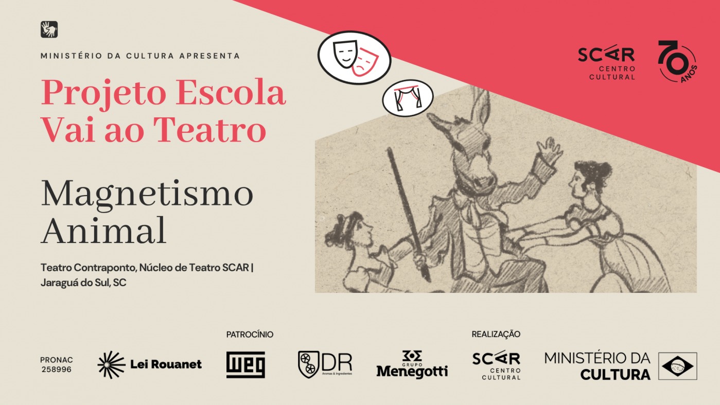 SCAR recebe peça que mistura humor e crítica ao colocar em cena o “Magnetismo Animal”, farsa sobre ciência, crença e manipulação